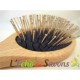 Brosse à cheveux Anaé picots d'acier - Zoom sur tête de brosse