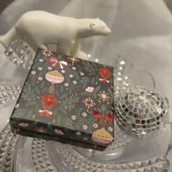 Coffret cadeau de savons BULLES D'HIVER - Vue coffret fermé