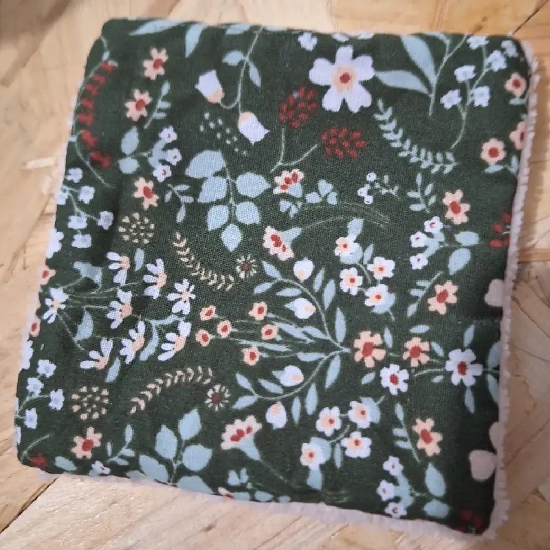 Lingette lavable coton et bambou - Imprimé Magical Forest