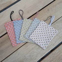 Pochette à Savon - Thème Paon : 5 coloris