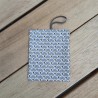 Pochette à Savon - Thème Paon Gris