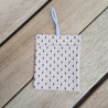 Pochette à Savon - Thème Paon Rose Clair
