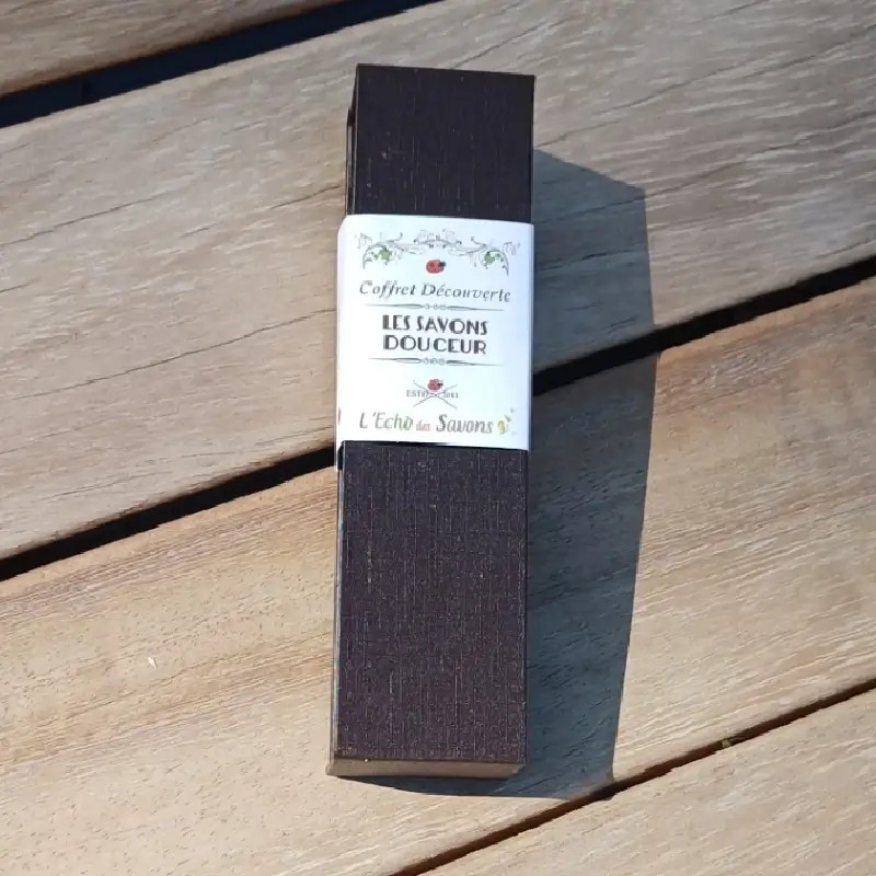 Coffret découverte LES SAVONS DOUCEUR - Coffret magnétique fermé
