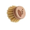Tête pour brosse à vaisselle en fibre agave et bois - Vue de dessus