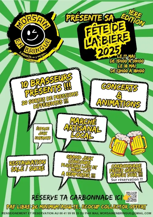 Affiche de la première édition de Morsain en Bringue