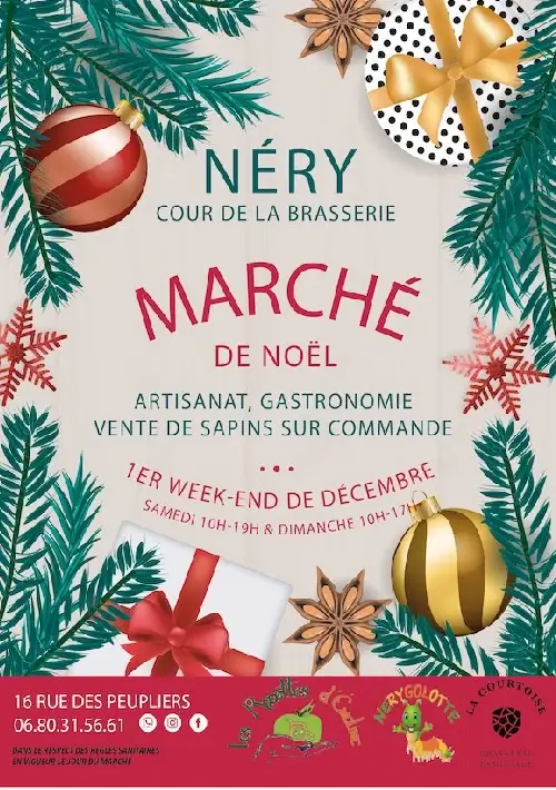 Marché de Noël de la Brasserie La Courtoise de Néry