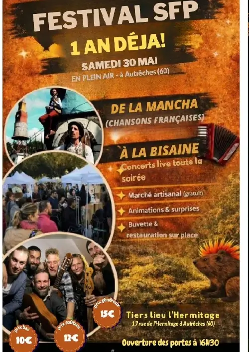 Affiche du Festival SFP à Autrèches le 30 mai 2026