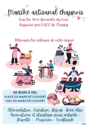 Affiche du Marché Artisanal de Chauny