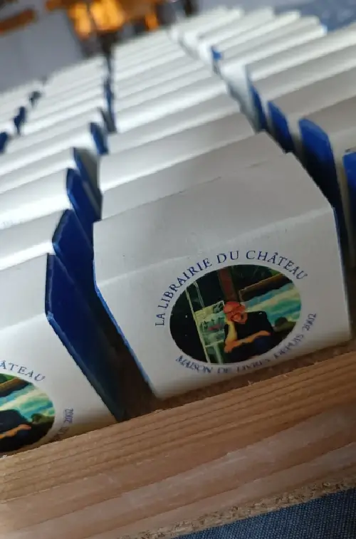 Savon Splash personnalisé pour la Librairie du Château de Brie-Comte-Robert
