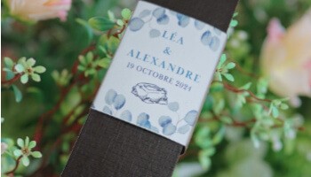 Coffret cadeau invités pour un mariage