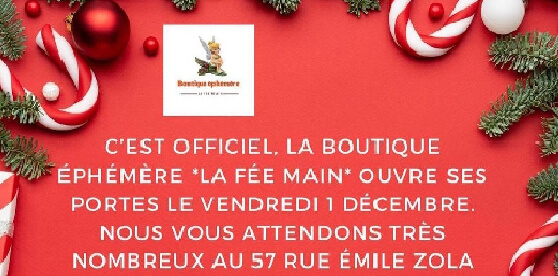 Boutique Ephémère Fée Main à Saint-Quentin (02)