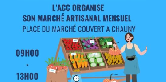 Marché Local et Artisanal de Chauny (02) - Février 2026